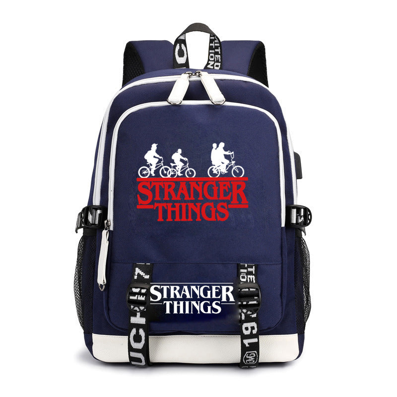 American Tv Stranger Things Charging Luminous Backpacks