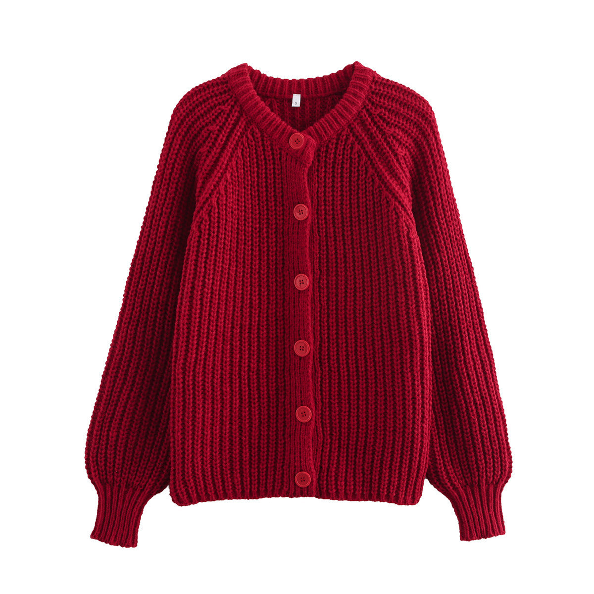 Women's Autumn Solid Color Long-sleeved Knitted For Coats