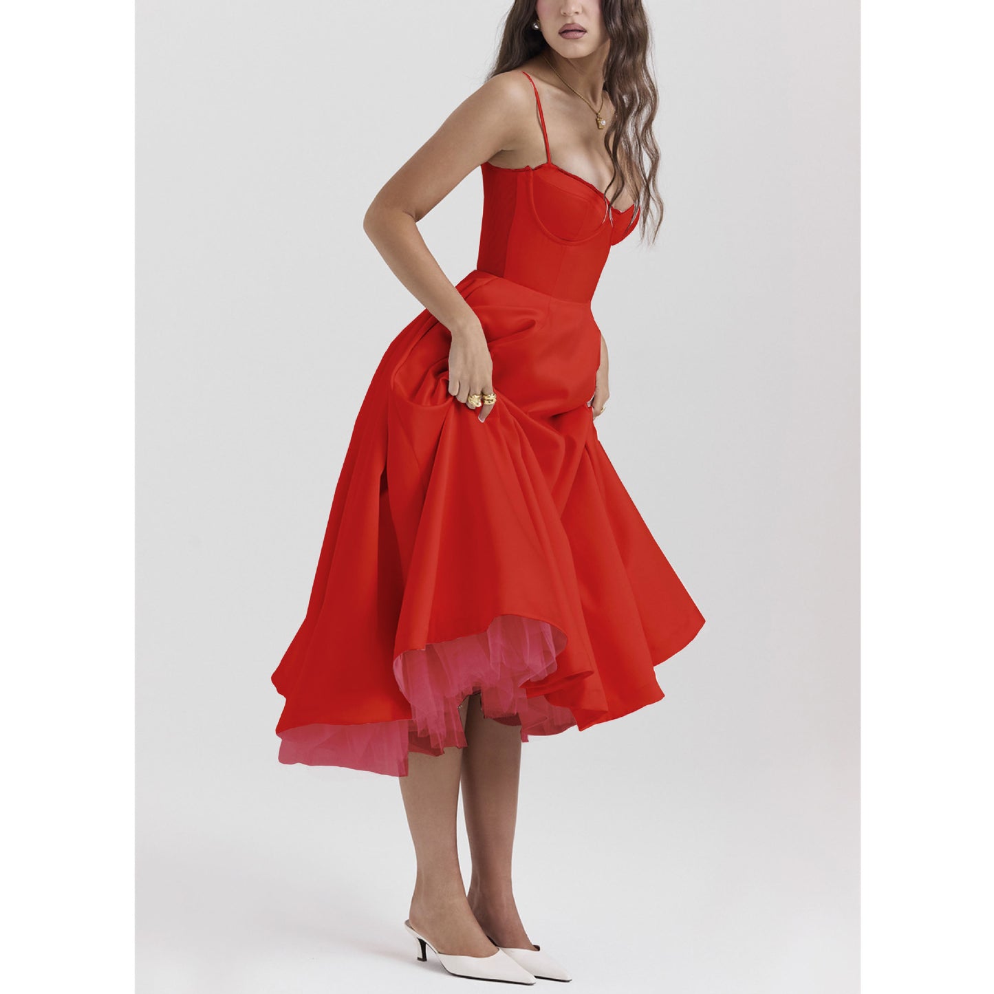 Women's Sexy Brace Sleeveless Dress Pettiskirt Maxi Dresses