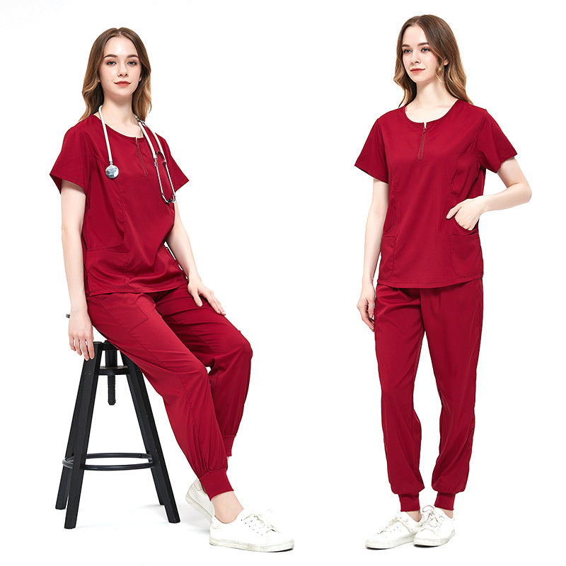 Split Undergarments Nursing Work Uniforms Elastic Uniform