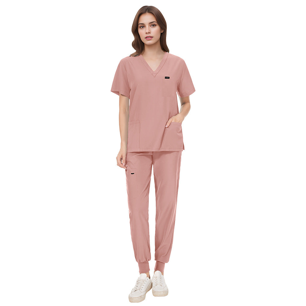 Women's & Men's & Hand Washing Beauty Salon Barber Shop Staff Operating Uniform