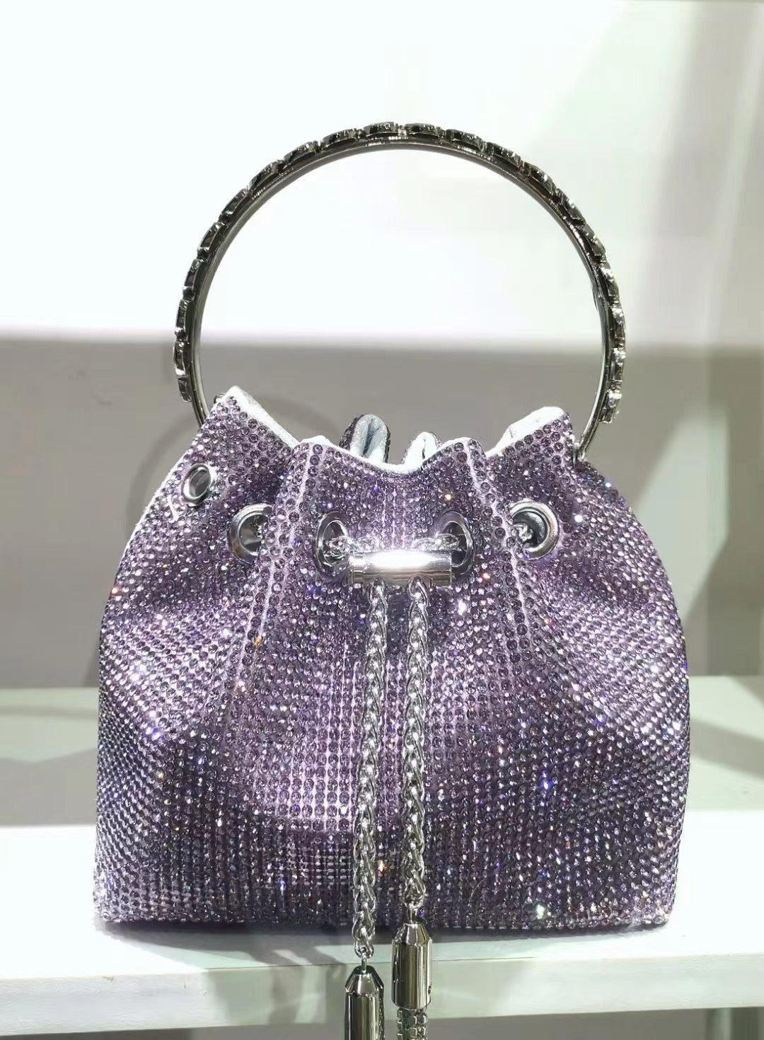 Women's Rhinestone Premium Dinner Acrylic Fashion Diamond Handbags