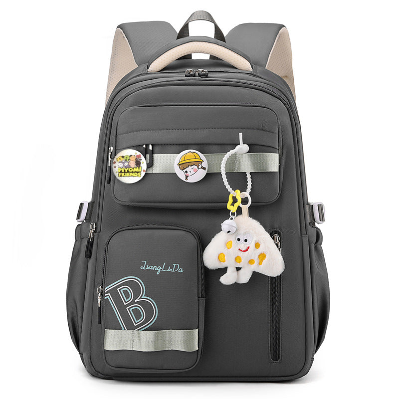 High Large Capacity Waterproof Stain Resistant Middle School Students' Schoolbags