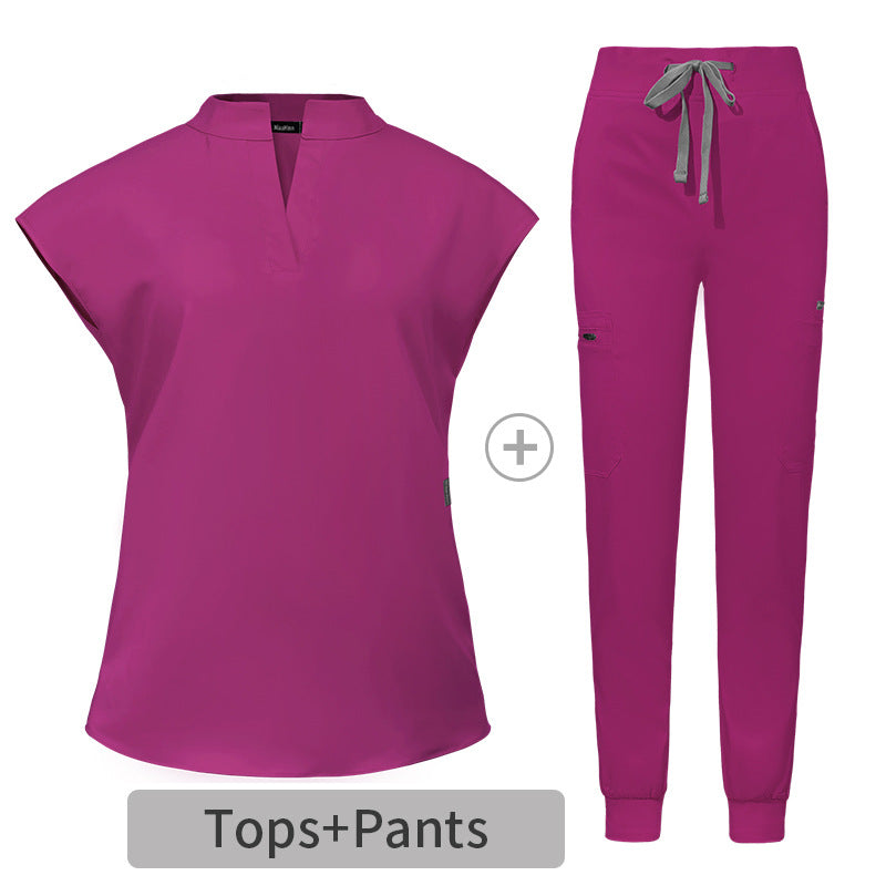 Beauty Salon Surgeon Stand Collar Comfortable Uniform