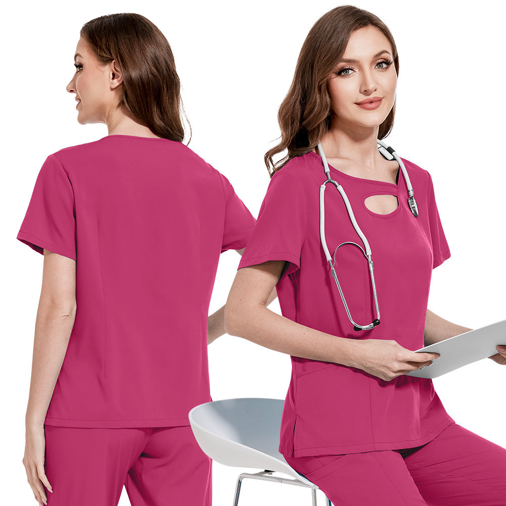 Frosted Doctor Nurse Nursing Home Beauty Salon Work Uniform