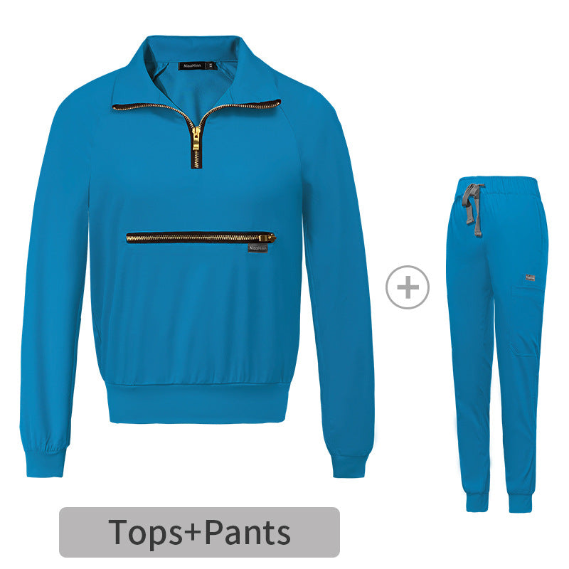 Women's & Men's & Gown Split Hospital Operating Stretch Uniform