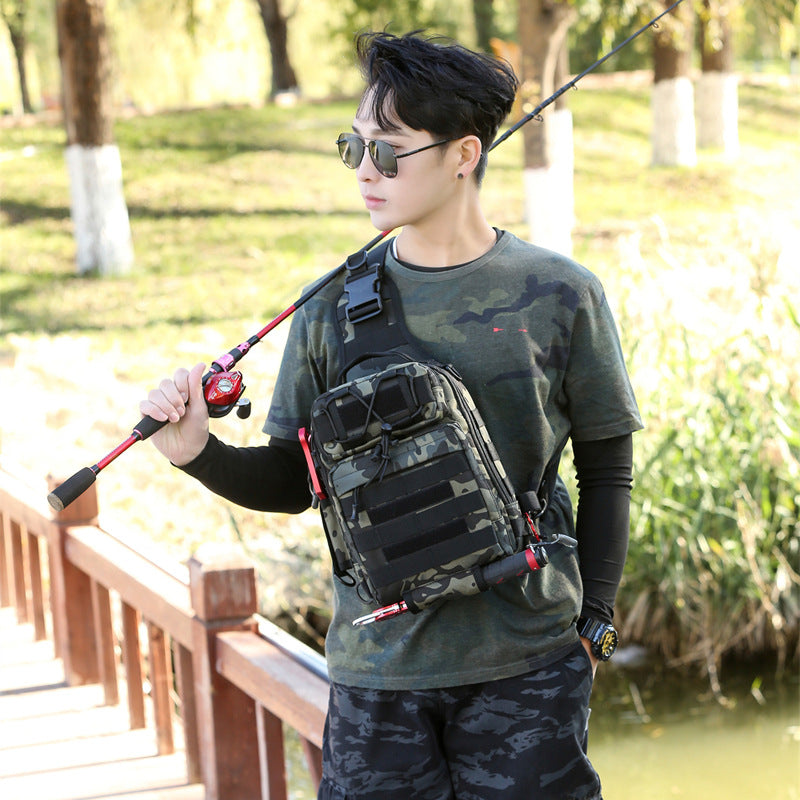Men's Lure Camouflage Tactics Large Capacity Fishing Sports Backpacks