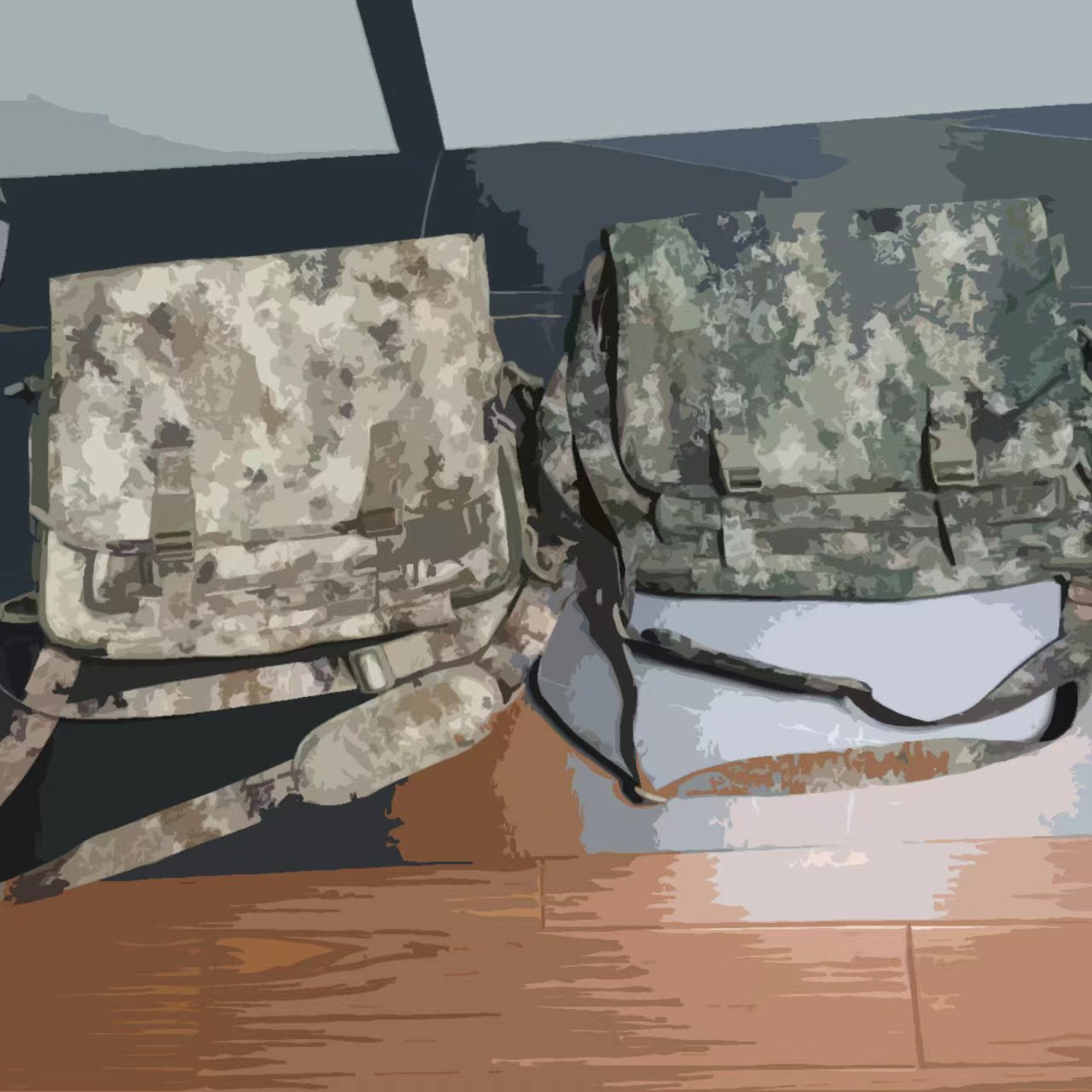 Unique Commando Camouflage Operation Military Fans Tactical Bags
