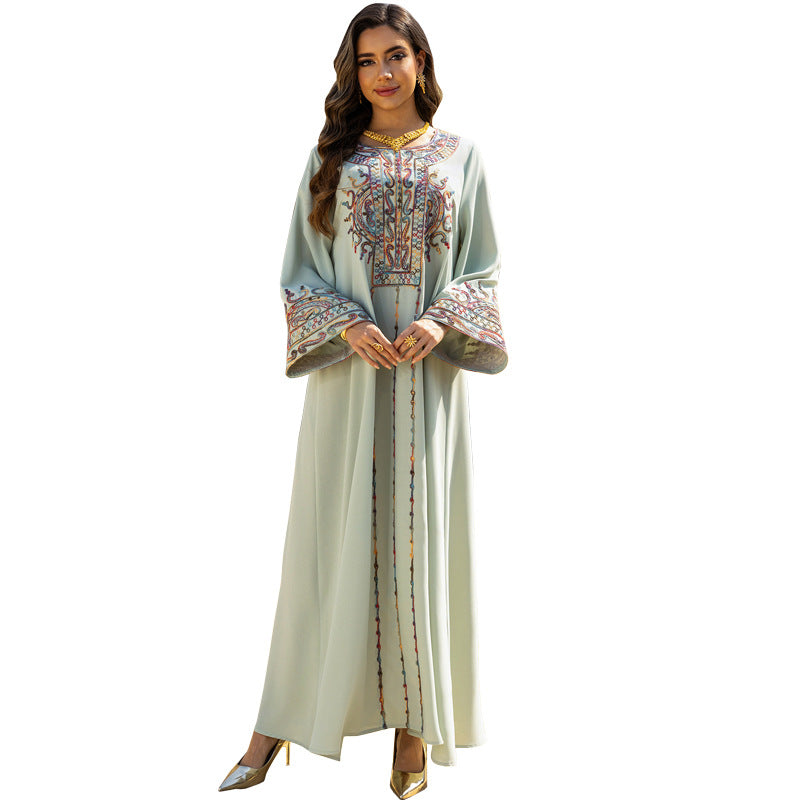 Creative Robe Arabian Gown Embroidery Dress Clothing