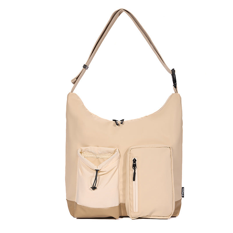 Women's Simple Solid Color Leisure Personality Trendy Shoulder Bags