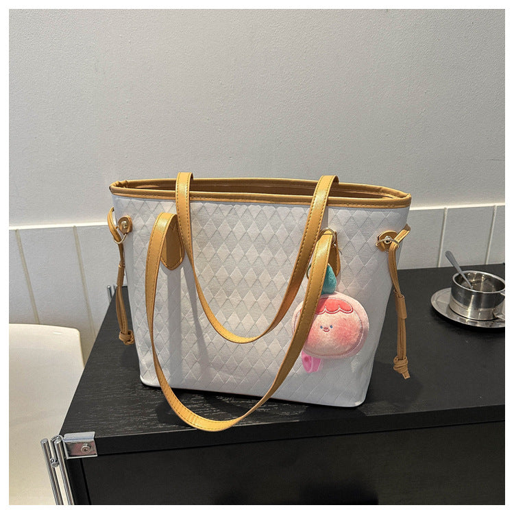 Pendant Female Commute Minimalist Solid Color Simple Tote Bags