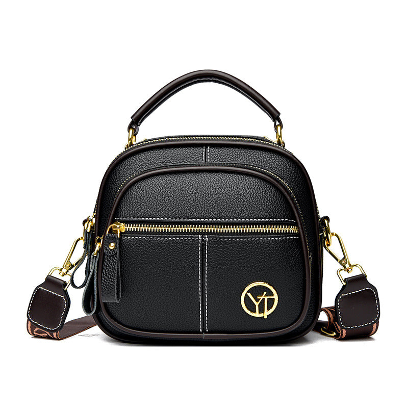 Women's Soft Leather Textured Apple High-grade Crossbody Bags