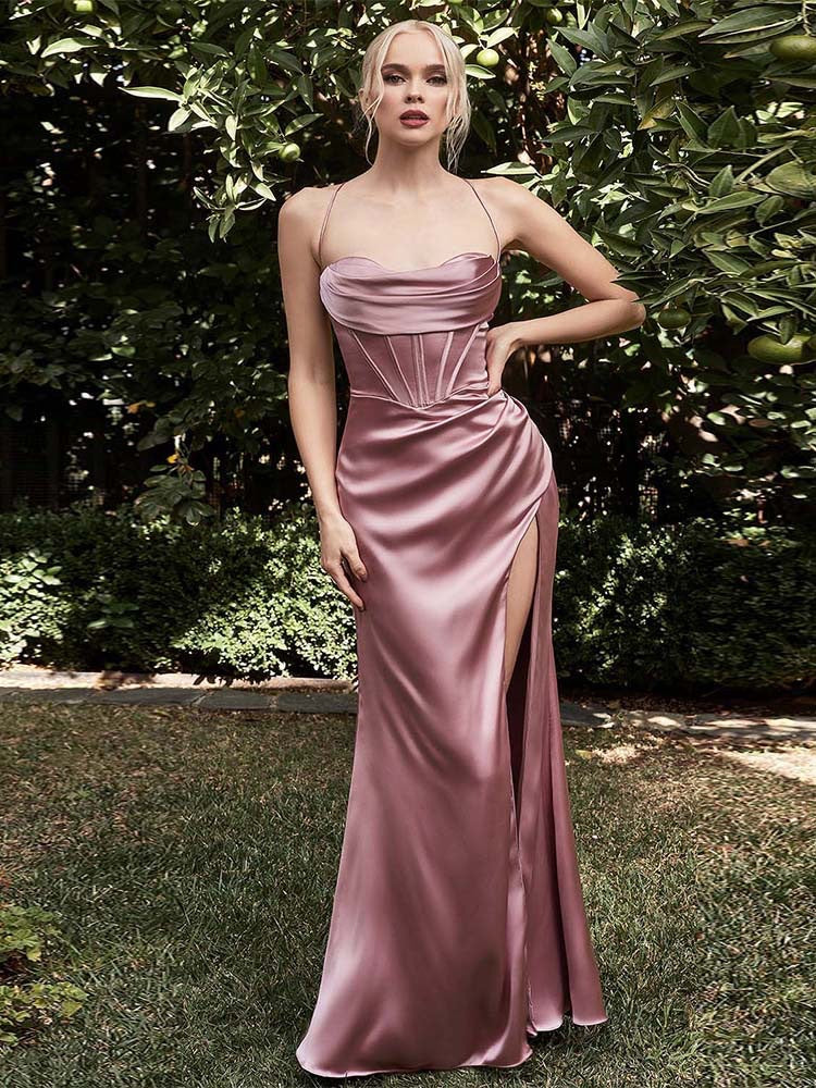 Women's Sexy Sleeveless Camisole Gown Dress Dresses