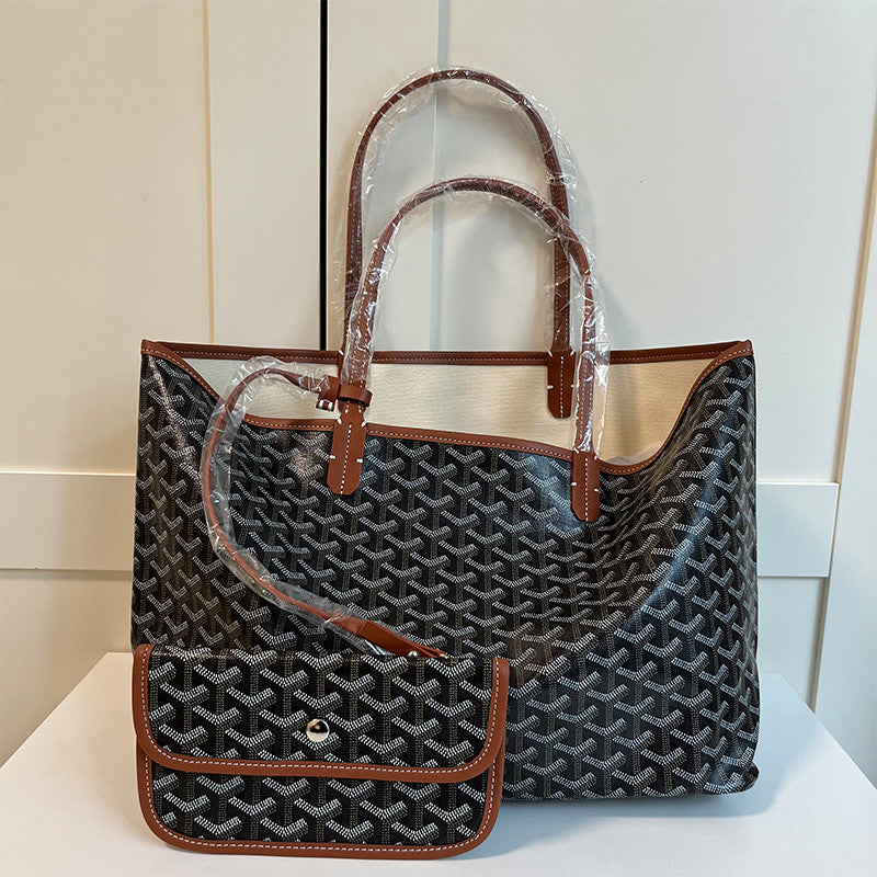Women's Limited Commuter Letter Printing Large Capacity Shoulder Bags