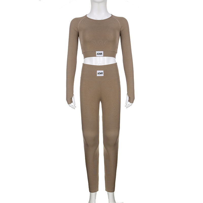 Women's Casual Basic Solid Color Zhang Stitching Suits