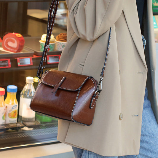 Women's Popular Fashionable High-grade Genuine Leather Western Bags