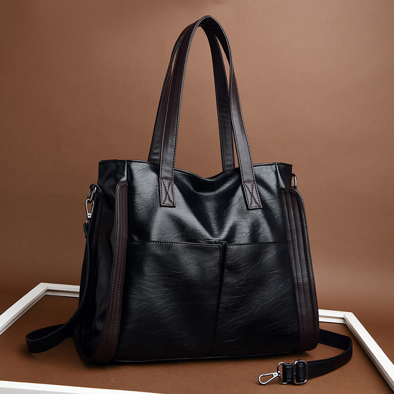 Women's Quick Hair Large Capacity Soft Leather Crossbody Bags