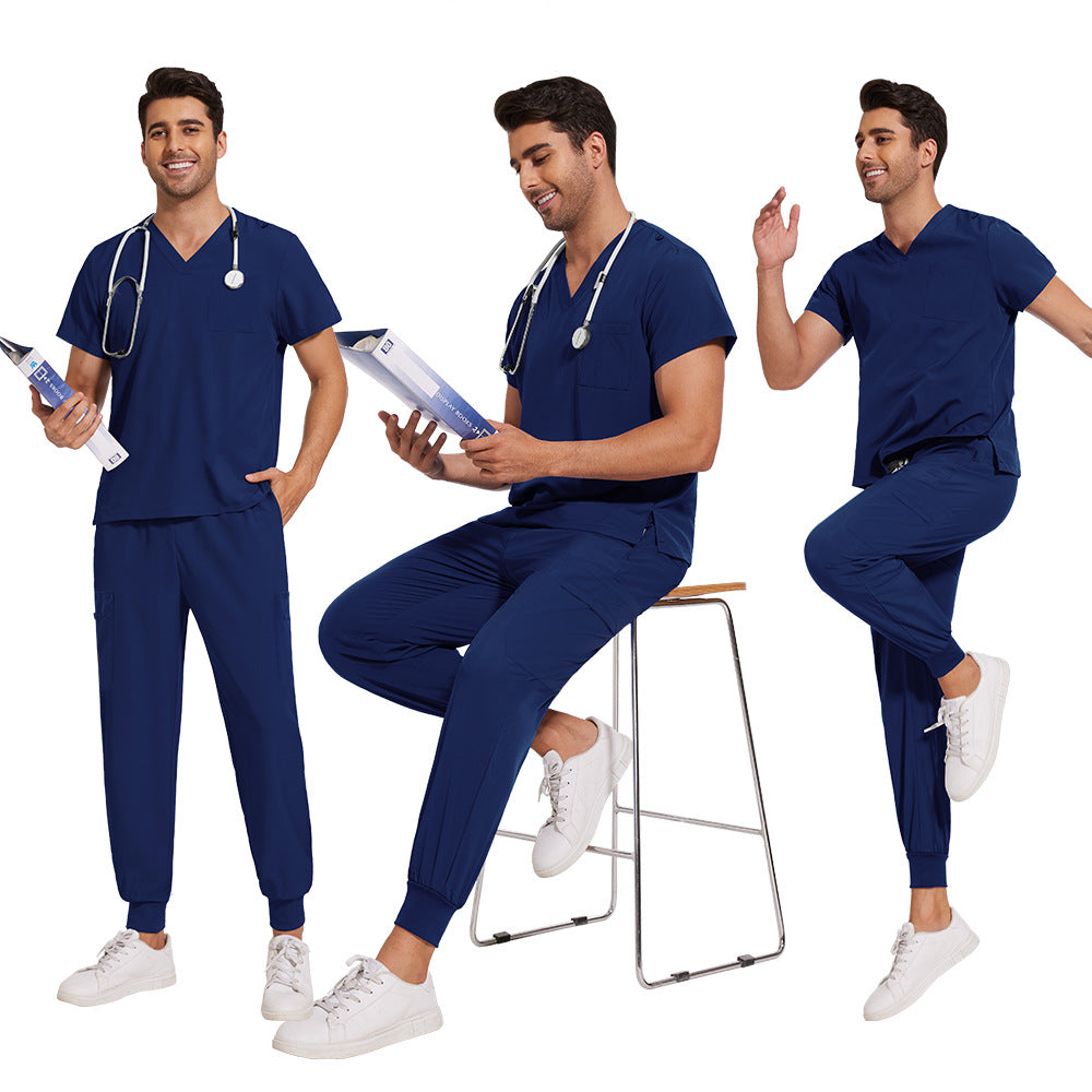 Doctors Nurses Frosted Thin Comfortable Breathable Uniform