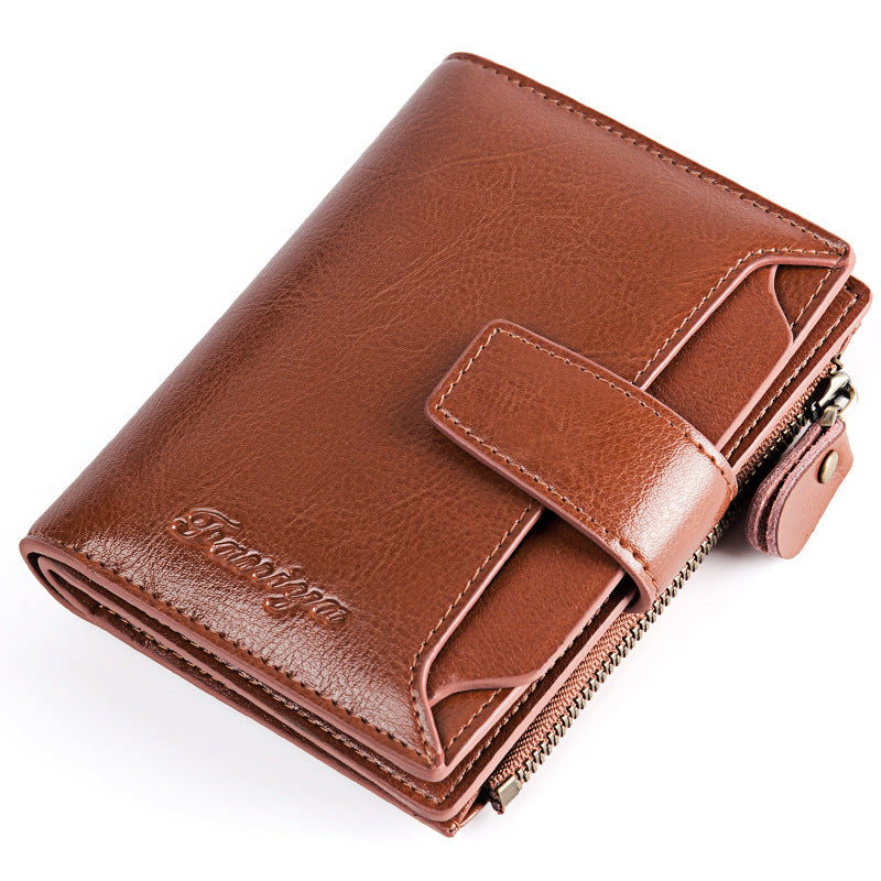 Women's Fanya Short Genuine Leather Compact Exquisite Purses