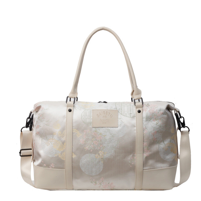 Women's Hand Carrying National Style Leisure Large Capacity Chinese Embroidery Bags