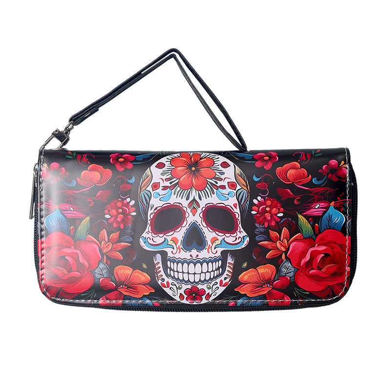 Women's & Men's Vintage Bat Ghost Long Large Capacity Ladies Wallet