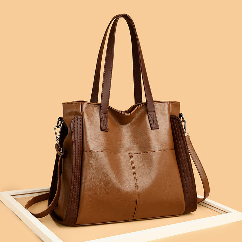 Women's Quick Hair Large Capacity Soft Leather Crossbody Bags