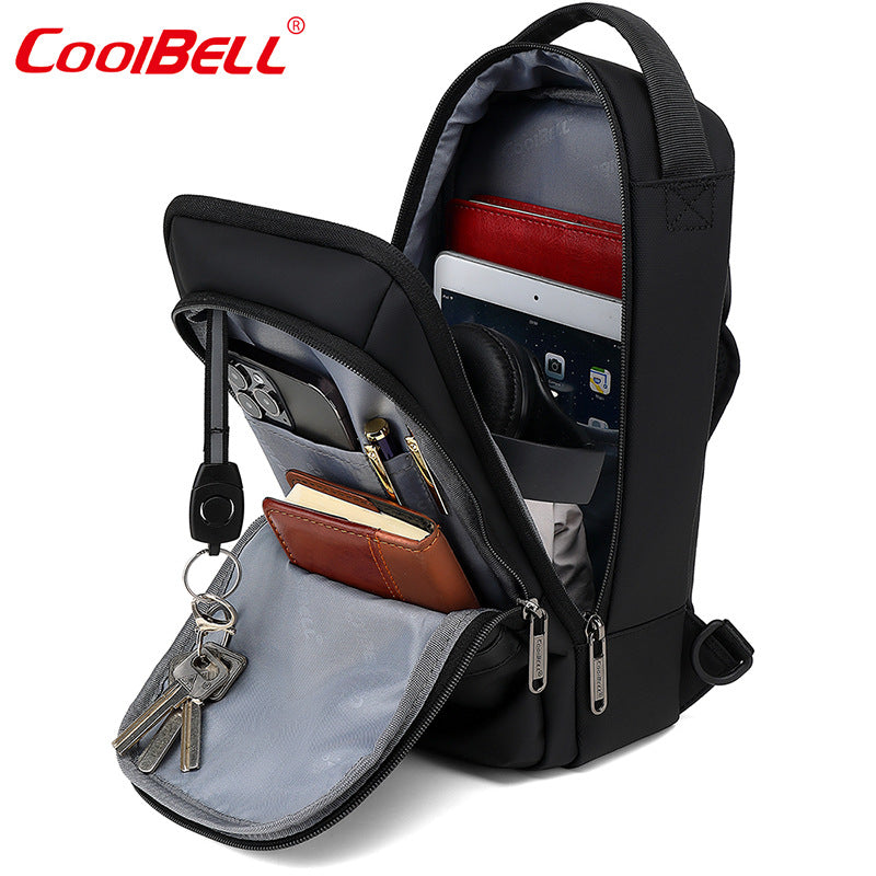 Men's Simple Nylon Waterproof And Hard-wearing Source Men's Chest Bags