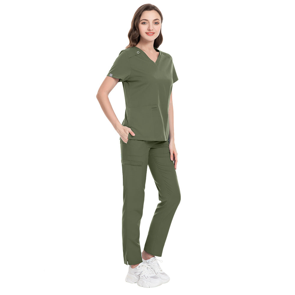 Split Cloth For Nursing Workers Lab Medical Uniform