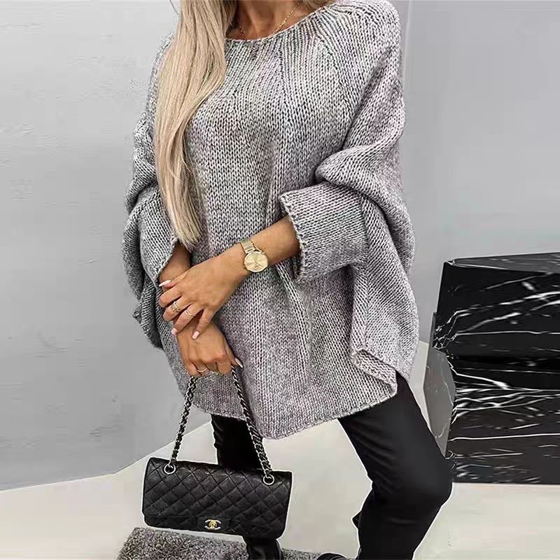 Women's Cape Poncho Fashionable Knitted Shawl Sweaters