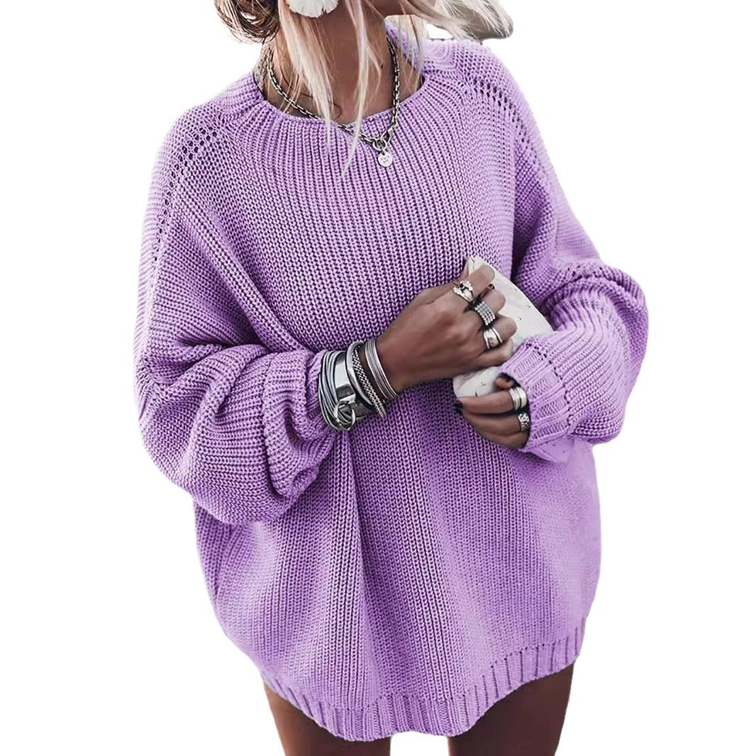 Women's New Woolen Winter Loose-fitting Oversized Knitwear