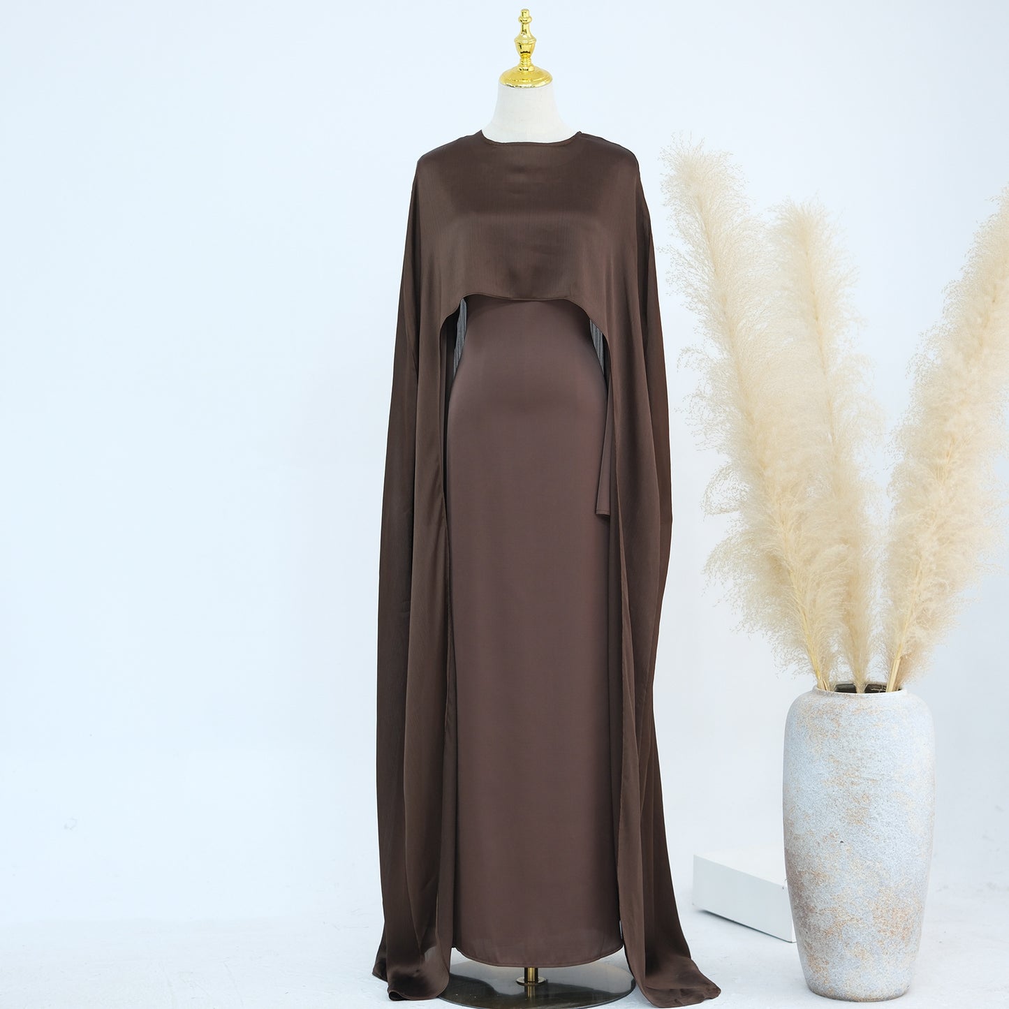 Slim Waist Elegant Robe Two-piece Set Clothing