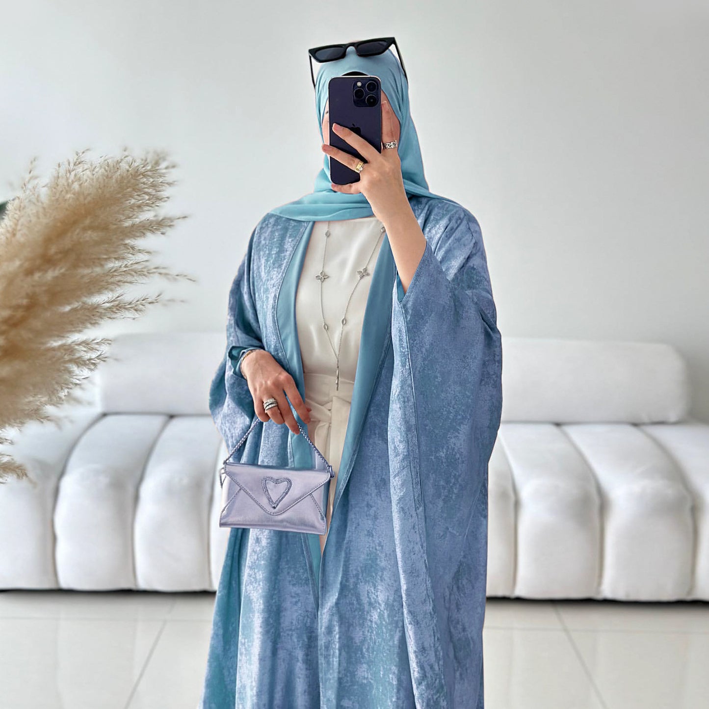 Classic Fashion Stitching Turkish Elegant Robe Clothing