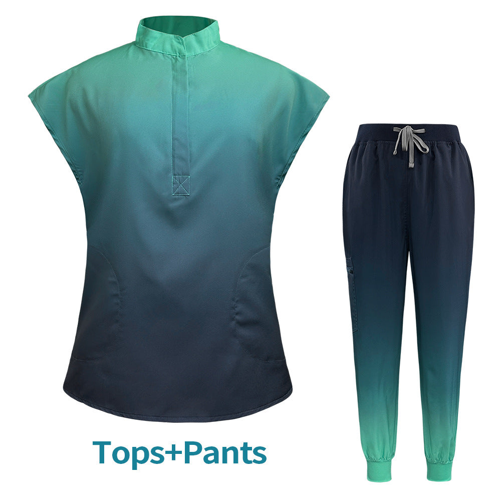 Women's & Men's & Undergarments Medical Work Uniforms Two-piece Frosted Uniform