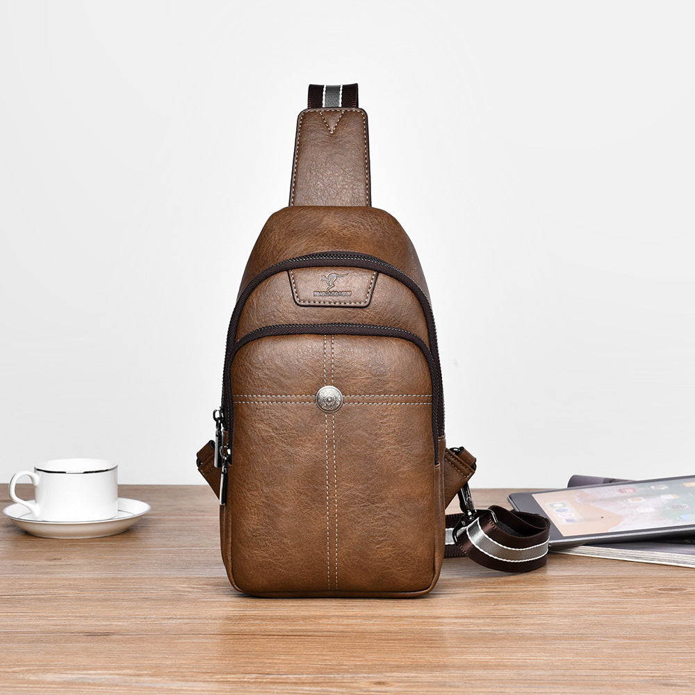 Men's Classic Charming Retro Fashion Commuter Men's Chest Bags