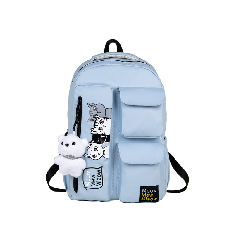 Lightweight High-grade Personality Trendy Junior Fresh Middle School Students' Schoolbags