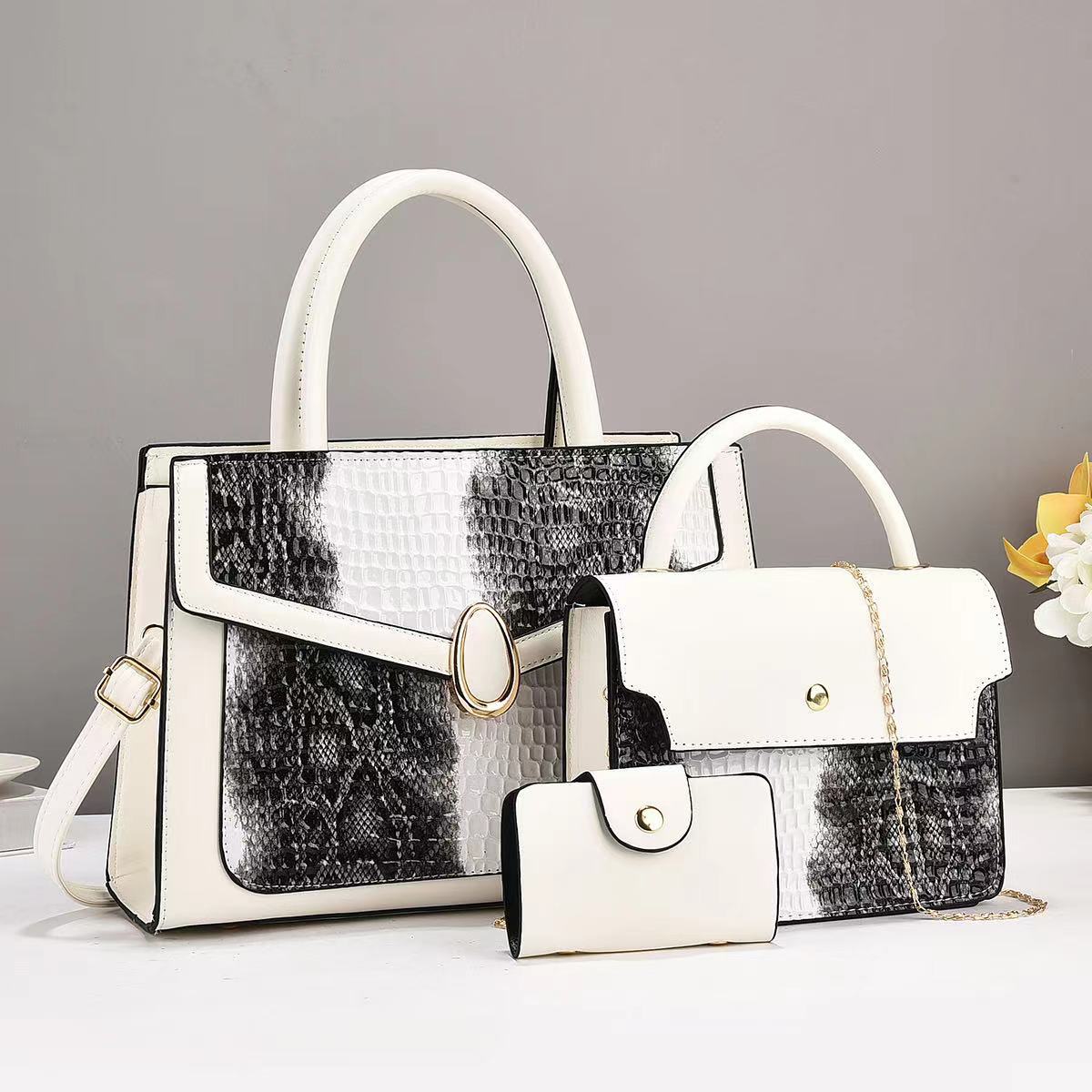 Women's Mother Contrast Color Versatile Fashion Trendy High-grade Small Square Bags