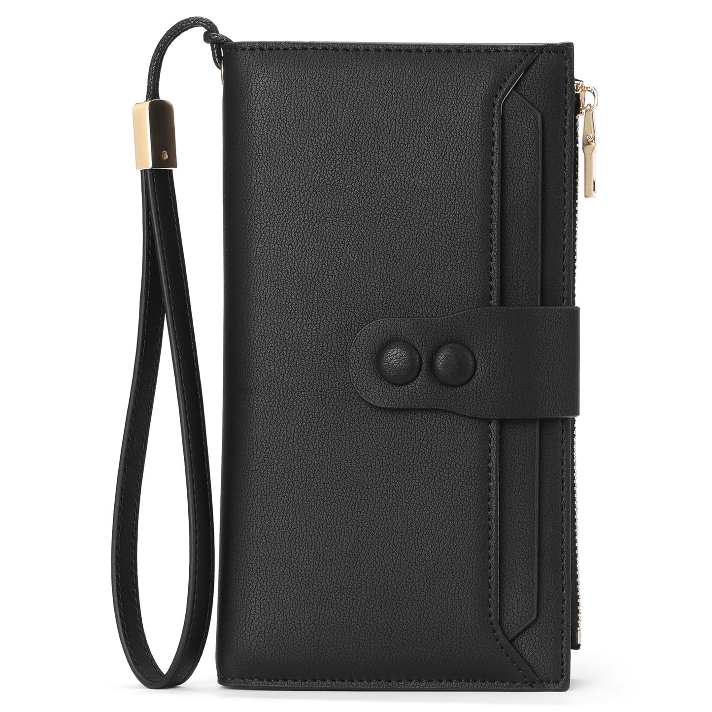 Women's Swiping Leather Large Capacity Long Ladies Wallets