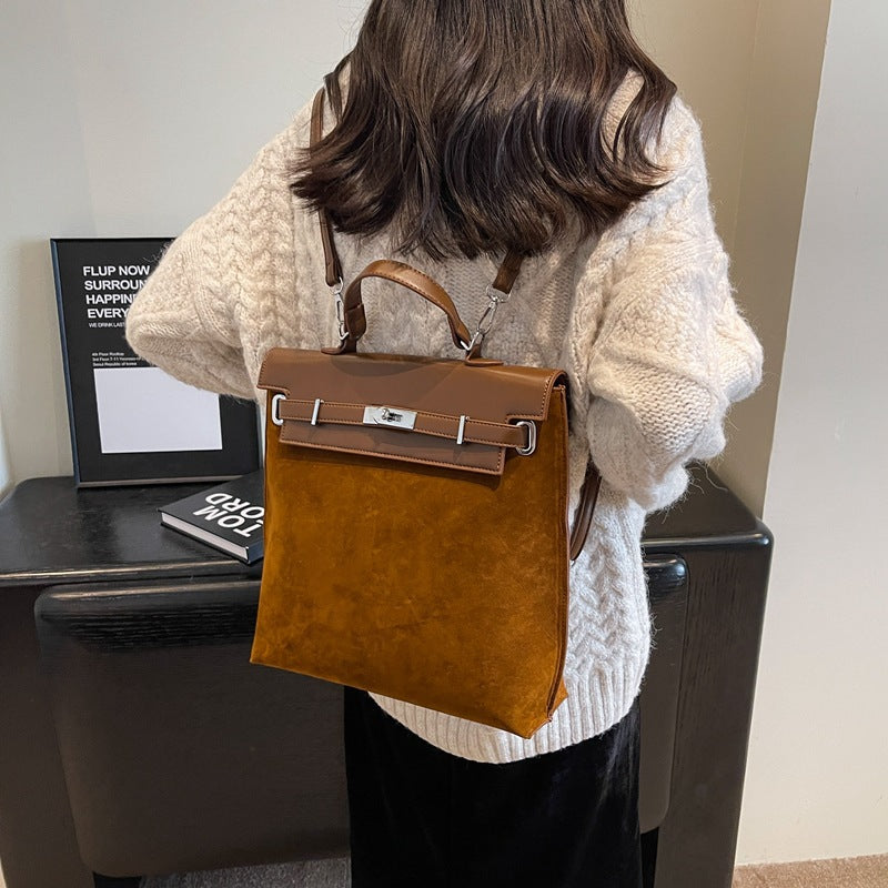 Women's Portable Commuter Fashionable Niche Large Capacity Shoulder Bags