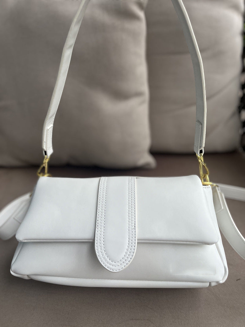 Women's Design High-grade Single Soft Cloud Pillow Small Square Bags