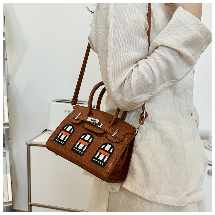 Women's Light Luxury Kelly Large Capacity High-grade Shoulder Bags