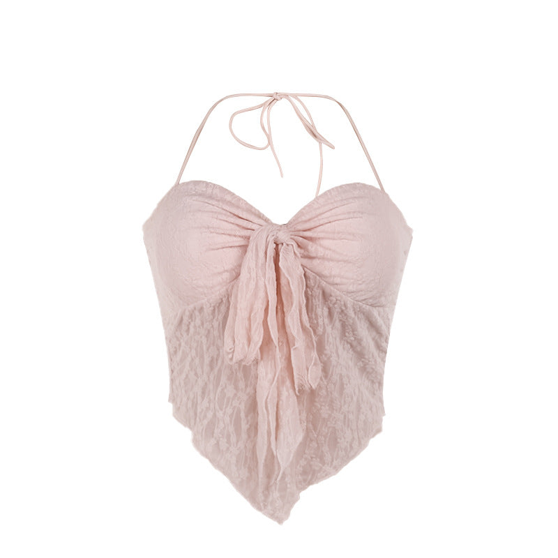 Style Hot Sexy Lace Halter Strap Tops