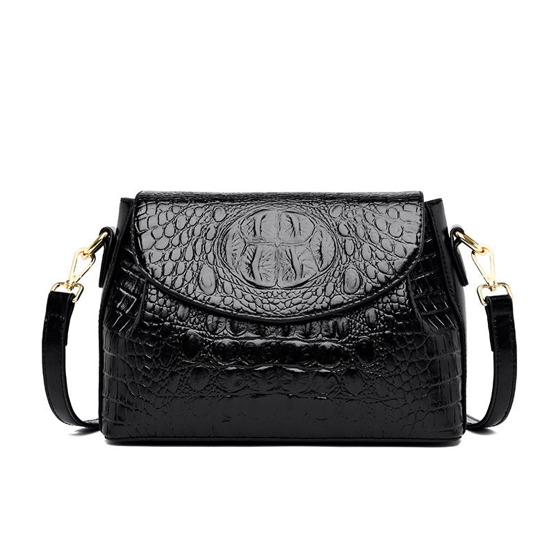 Women's Fashion Crocodile Pattern Classy Mom Women's Messenger Bag