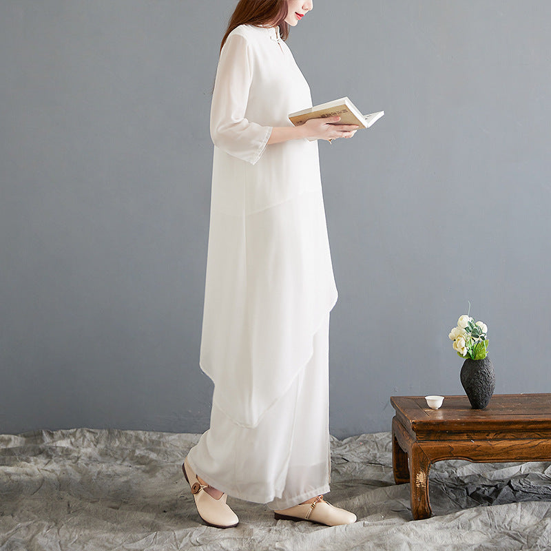 Women's Elegant Zen Tea Gown Fairy Summer Suits