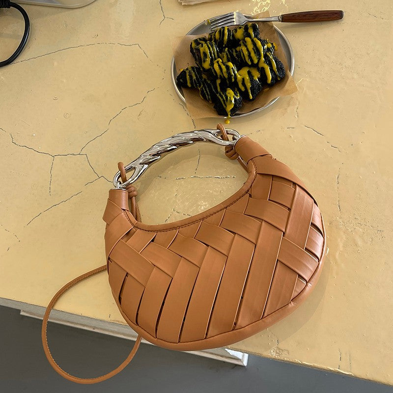 Women's Summer Dinner Rhombus Woven Fashion Personality Handbags