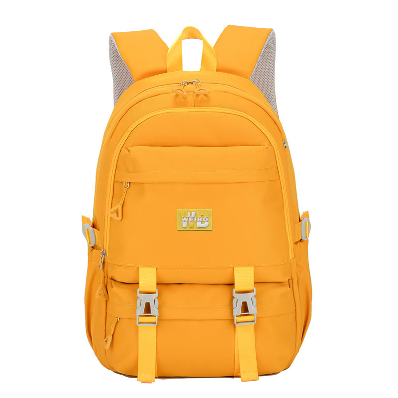 Women's Korean Style Simple Large Capacity Nylon Backpacks