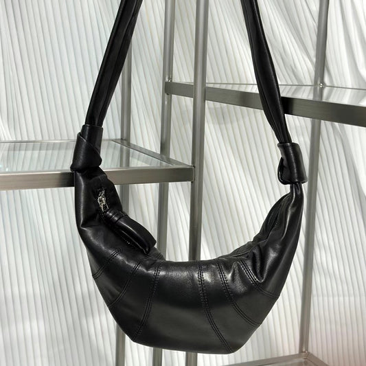 Women's Sheepskin Croissant Tribute Niche Texture Fashion Crossbody Bags