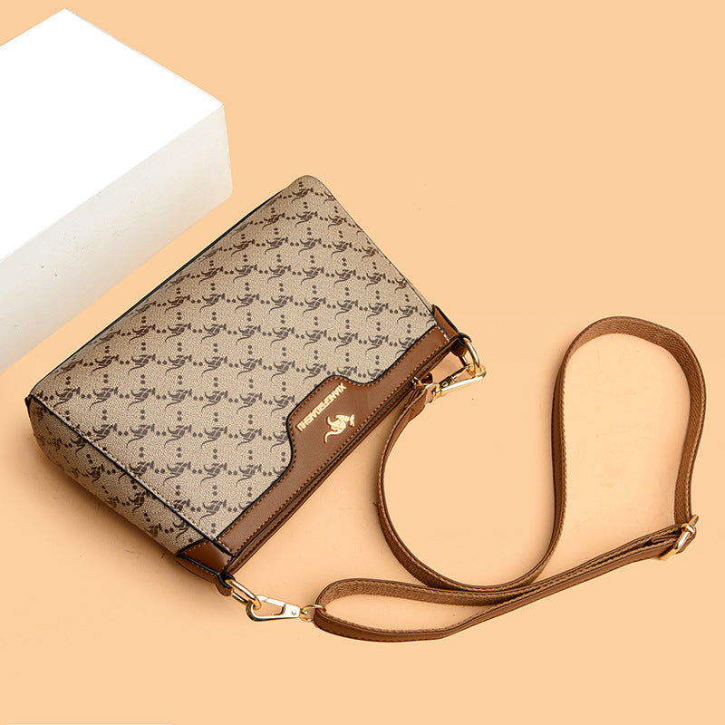 Women's Simple Versatile Large Capacity Soft Leather Crossbody Bags