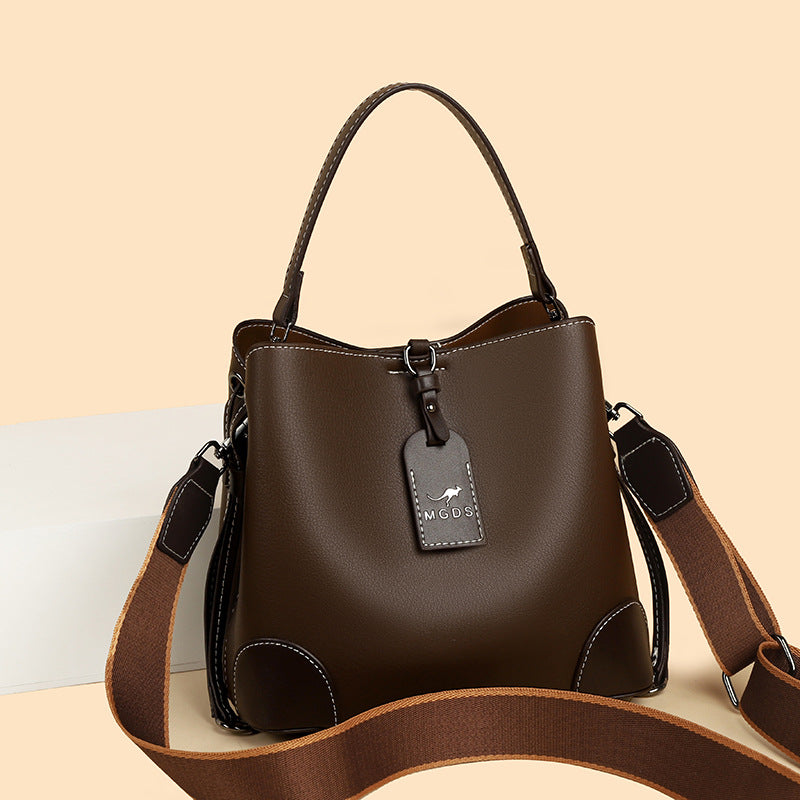 Women's Trendy Large Capacity Fashion Practical Commute Bucket Bags