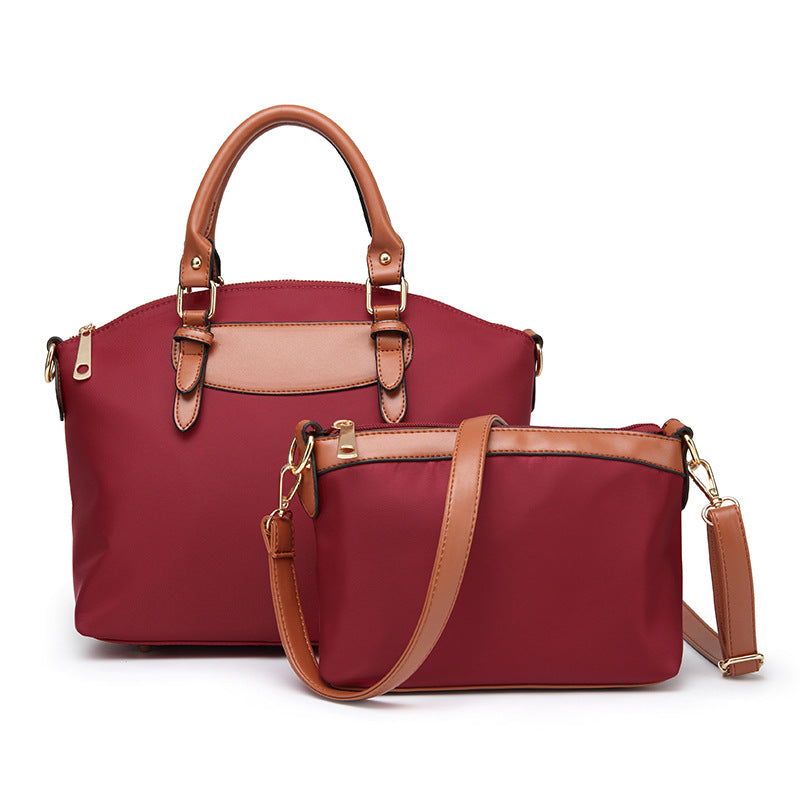 Women's Oxford Cloth Korean Style Easy To Wear Large Handbags