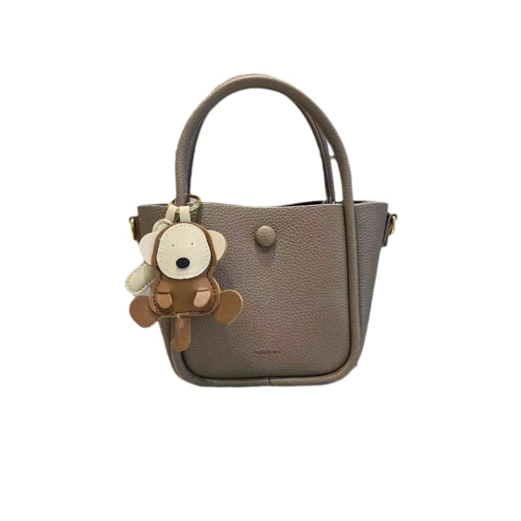 Women's Niche Food Basket Versatile Trendy Simple Bucket Bags